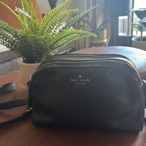 kate spade NEW YORK| 
Black with gold hardware